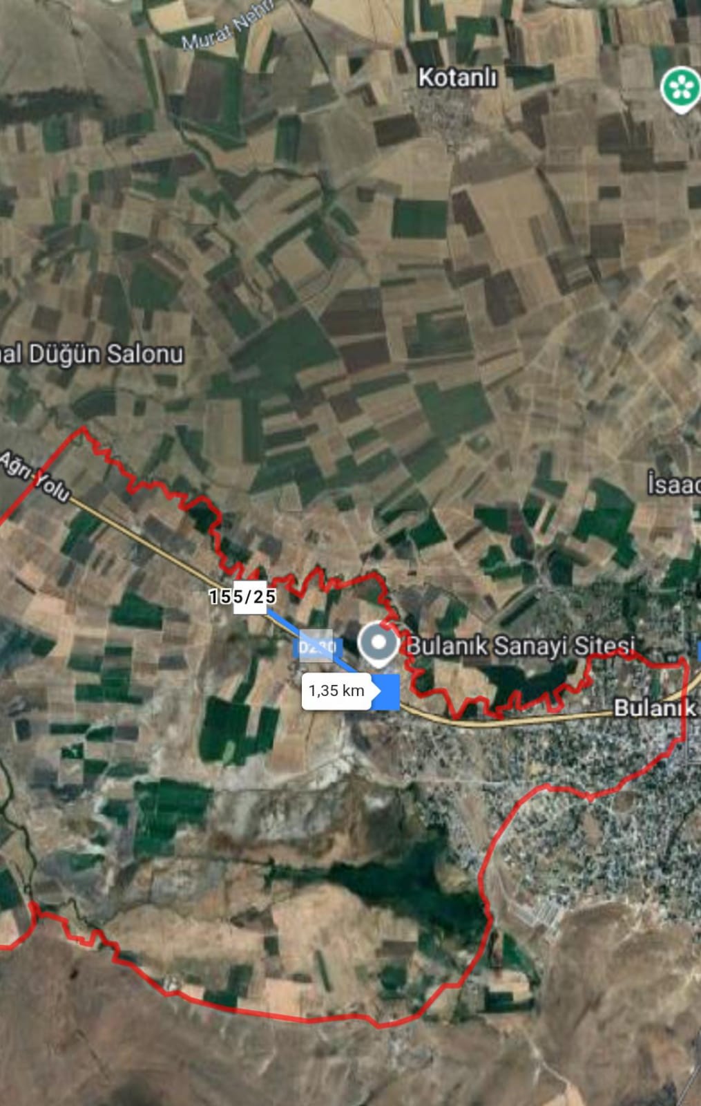 YONCALI DÜZÜNDE YOLA 85MT SIFIR UZUNLUGUNDA 3 DÖNÜM 250 MT TARLA - MUŞ BULANIK fotoğraf 3